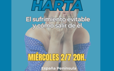 Harta, no se si cortarme las venas o dejármelas largas…